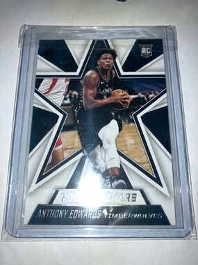 2021 Panini Anthony Edwards Rookie Star Minnesota Timberwolves Rookie Card NM+